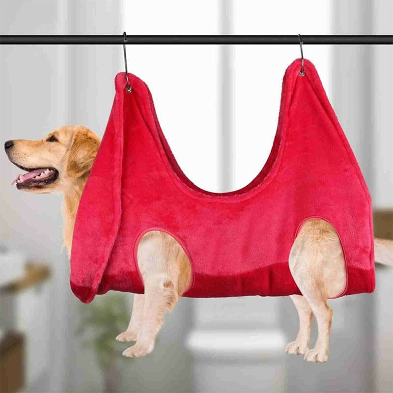 Pet Grooming Hammock for Easy Trimming & Bathing - Best Pets Bargain