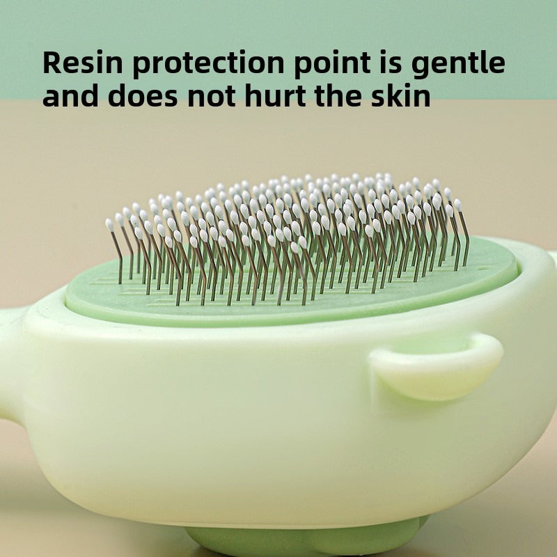 Self-Cleaning Cat Brush – Gentle & Effortless Hair Removal