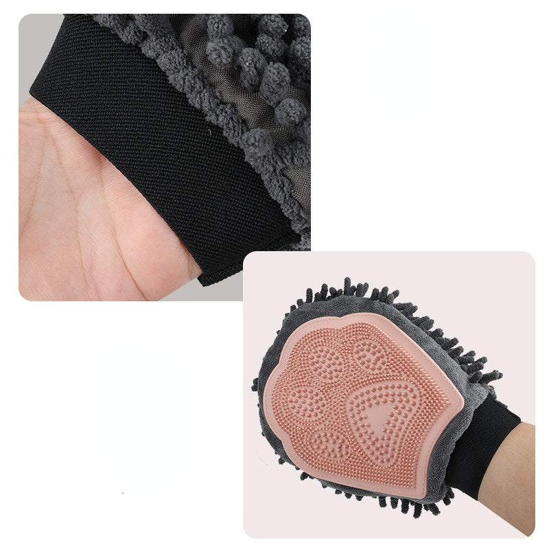 Quick-Dry Grooming Brush Mitt