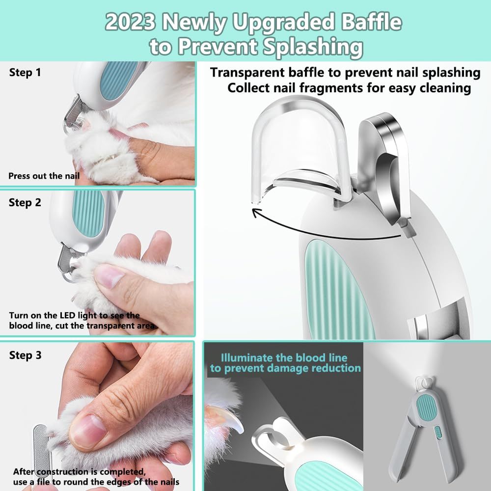 Pro Grooming Clippers – Illuminated, Precise & Mess-Free