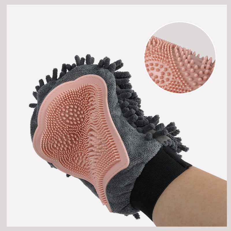 Quick-Dry Grooming Brush Mitt