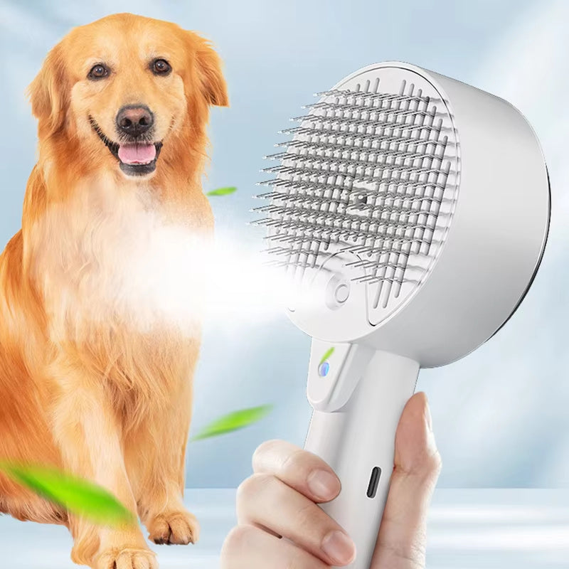 Electric Pet Brush – Steam, Massage & Shedding - Best Pets Bargain