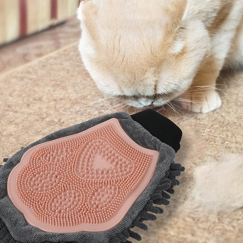 Quick-Dry Grooming Brush Mitt