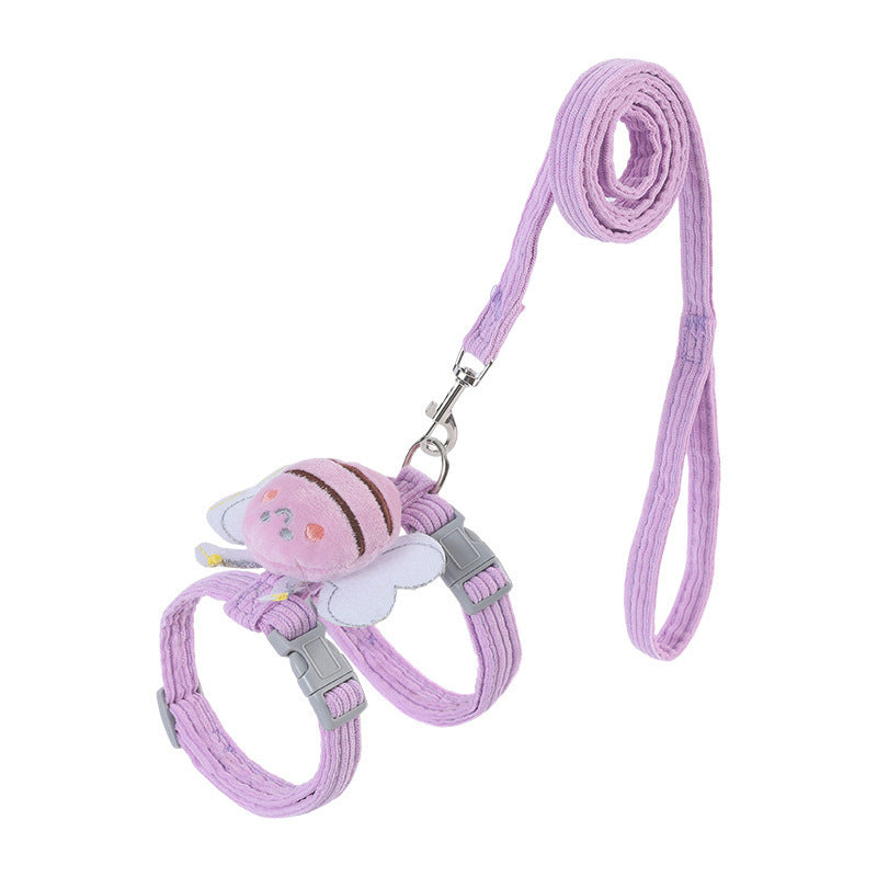 Bee-Themed Escape-Proof Cat Harness – Stylish & Secure! - Best Pets Bargain