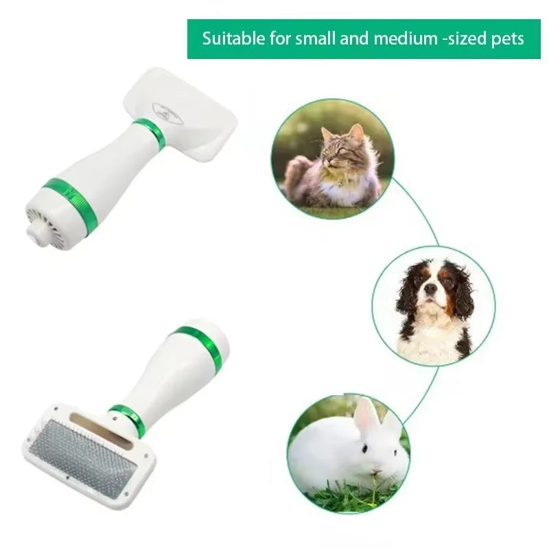 Fast-Drying Pet Hair Dryer with Slicker Brush! - Best Pets Bargain