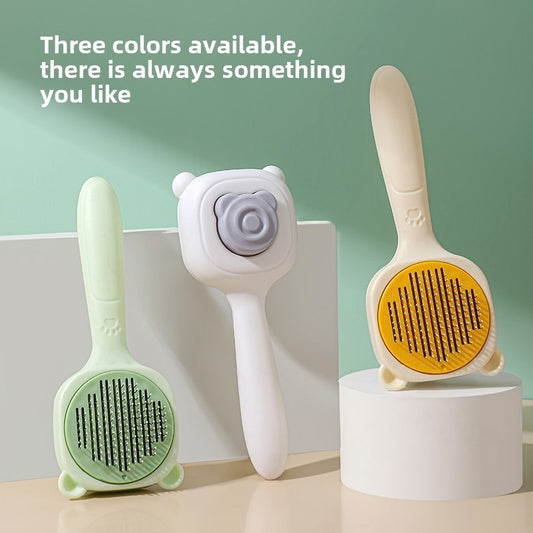 Self-Cleaning Cat Brush – Gentle & Effortless Hair Removal