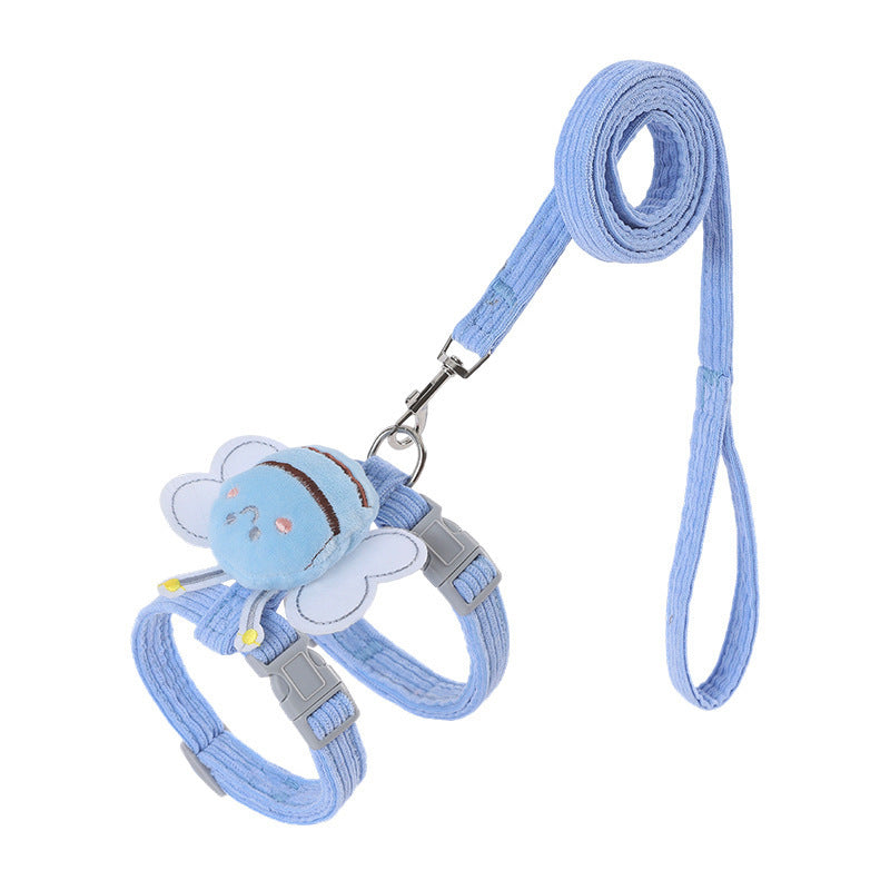 Bee-Themed Escape-Proof Cat Harness – Stylish & Secure! - Best Pets Bargain